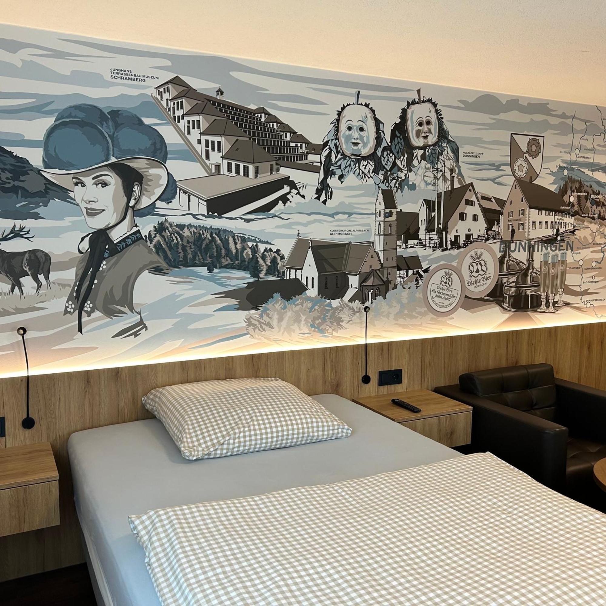 Braustube Wehle Hotel Dunningen Exterior photo