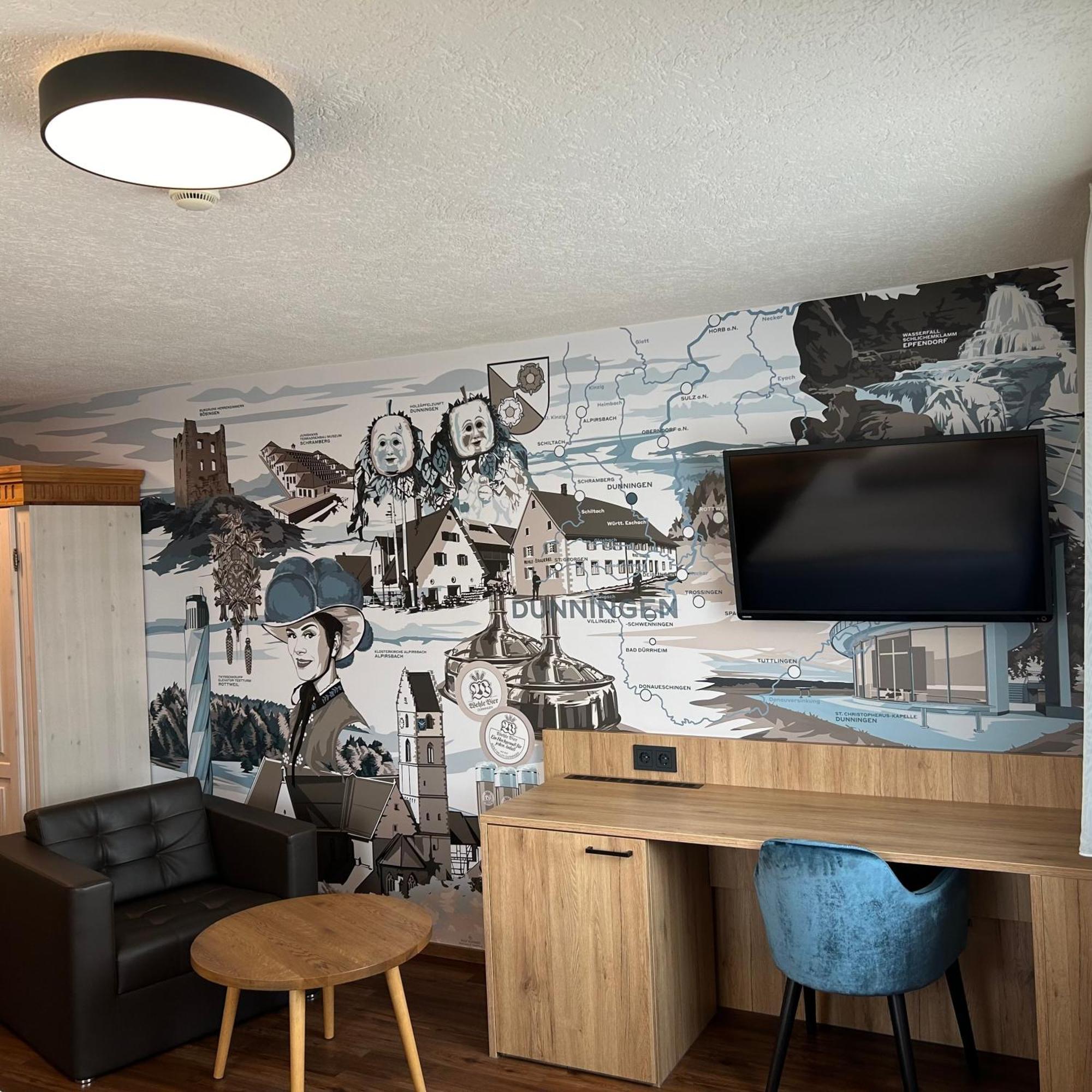 Braustube Wehle Hotel Dunningen Exterior photo